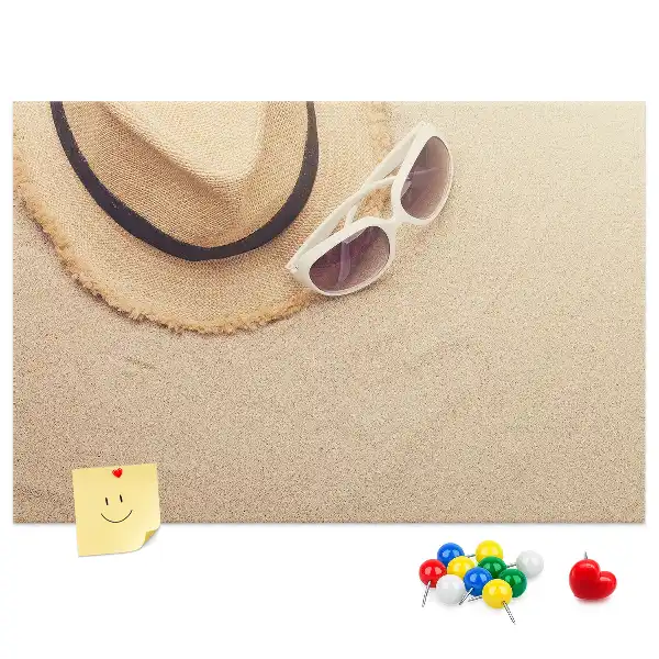 Printed Cork Board Holiday trip
