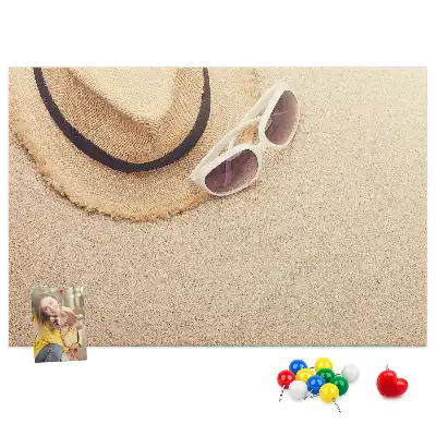 Printed Cork Board Holiday trip