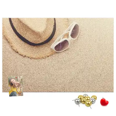 Printed Cork Board Holiday trip