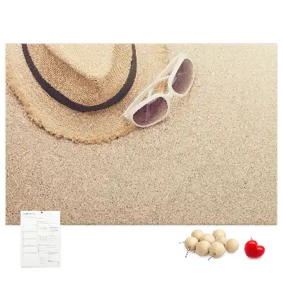 Printed Cork Board Holiday trip