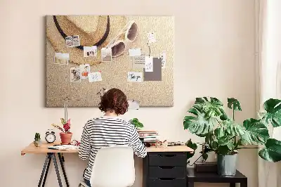 Holiday Trip Printed Cork Board