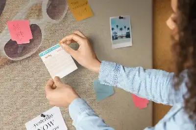 Printed Cork Board Holiday trip