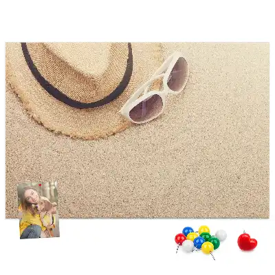 Printed Cork Board Holiday trip