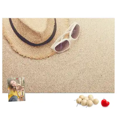 Holiday Trip Printed Cork Board
