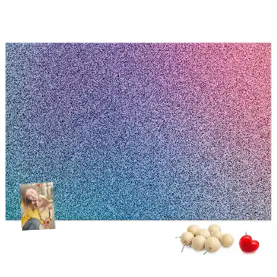 Gradient Pattern Printed Cork Board