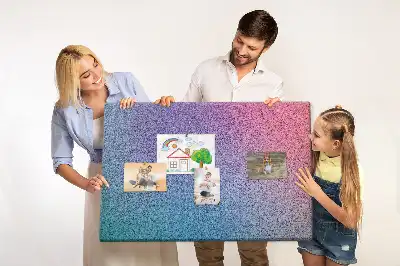 Gradient Pattern Printed Cork Board