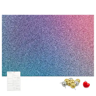 Gradient Pattern Printed Cork Board