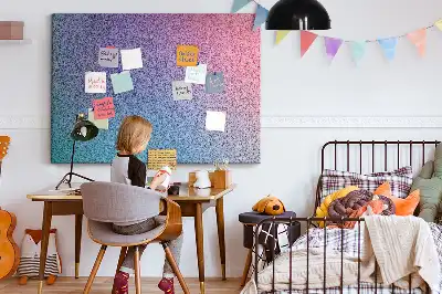 Gradient Pattern Printed Cork Board