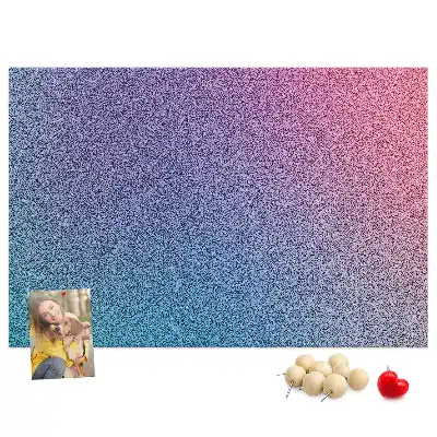 Gradient Pattern Printed Cork Board