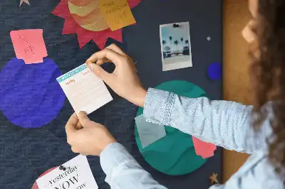 Children's Space Themed Printed Cork Memo Board