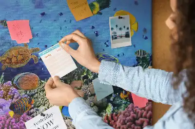 Underwater Life Cork Memo Board