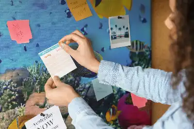 Cork memo board Underwater life