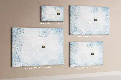 Plant Sketch Printed Cork Board