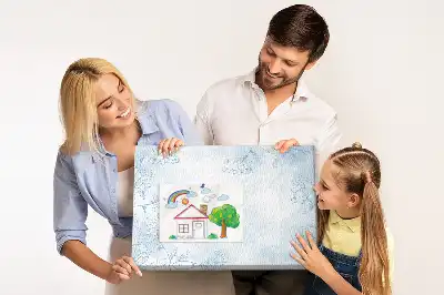 Plant Sketch Printed Cork Board