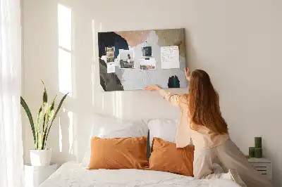 Printed Cork Board Abstract Splashes