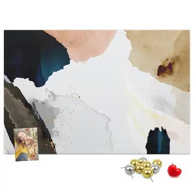 Printed Cork Board Abstract Splashes