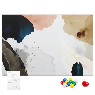 Printed Cork Board Abstract Splashes