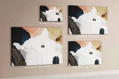 Printed Cork Board Abstract Splashes