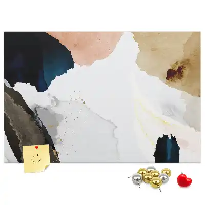 Printed Cork Board Abstract Splashes
