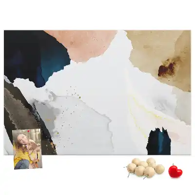 Printed Cork Board Abstract Splashes