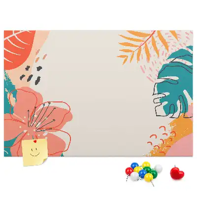 Tropical Holidays Printed Cork Memo Board