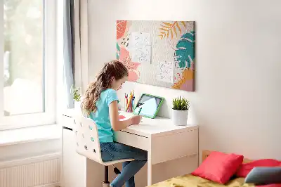 Tropical Holidays Printed Cork Memo Board