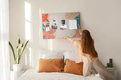 Printed Cork Memo Board Tropical holidays
