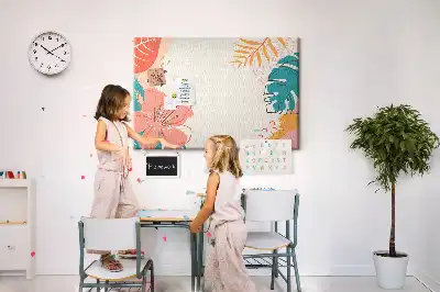 Printed Cork Memo Board Tropical holidays