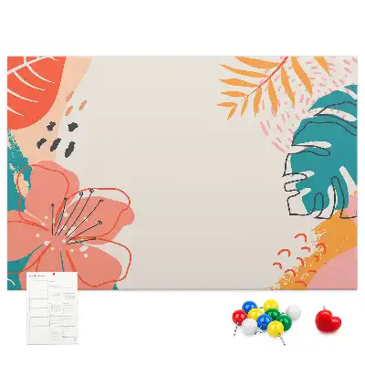 Tropical Holidays Printed Cork Memo Board