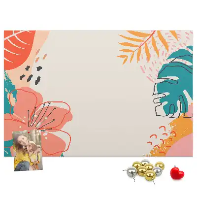 Tropical Holidays Printed Cork Memo Board