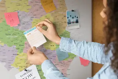 Printed Cork Board Map of Poland
