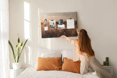 Printed Cork Board Field sunrise
