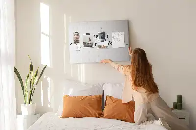 Printed Cork Board with Memories Lettering