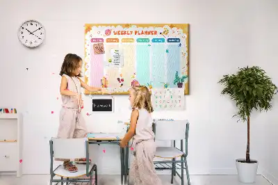 Printed Cork Board Lesson plan