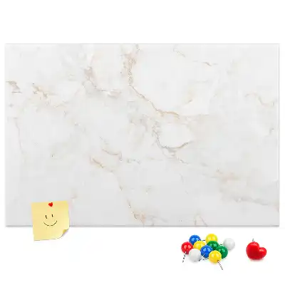Elegant Marble Printed Cork Memo Board