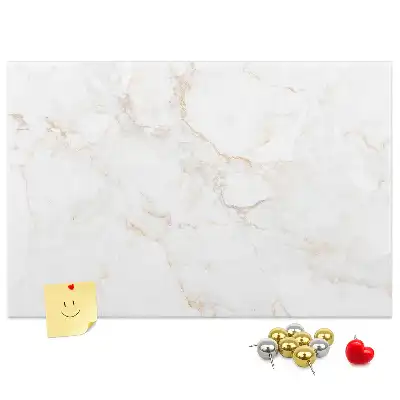 Printed Cork Memo Board Elegant marble