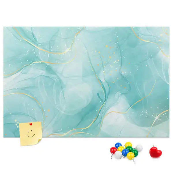 Printed Cork Board Abstract marble