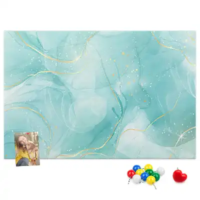 Printed Cork Board Abstract marble
