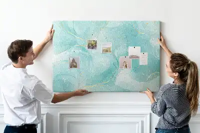 Printed Cork Board Abstract marble