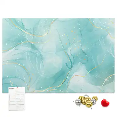 Printed Cork Board Abstract marble