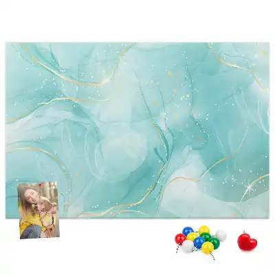 Printed Cork Board Abstract marble