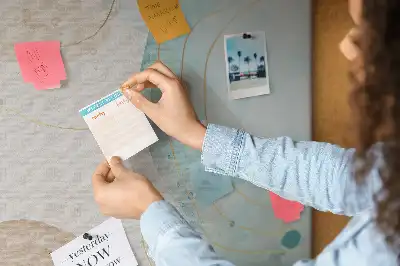 Printed Cork Board Watercolor splashes