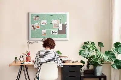 Printed Cork Memo Board Office organizer