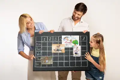 Cork memo board for lesson plans