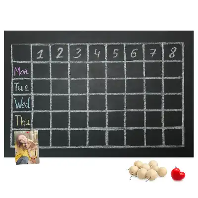 Cork memo board for lesson plans