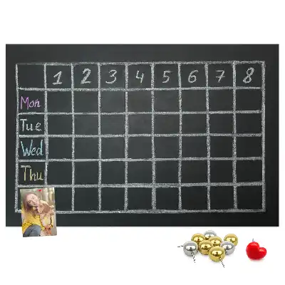 Cork memo board for lesson plans