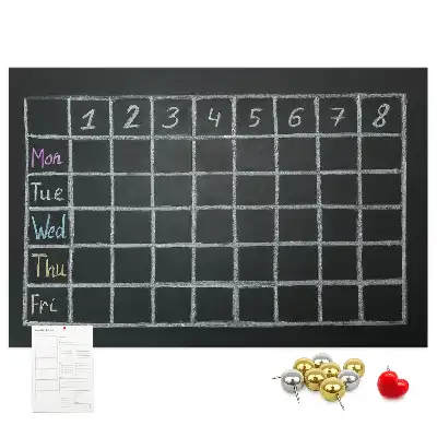 Cork memo board for lesson plans