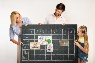 Cork memo board for lesson plans