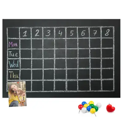 Cork memo board for lesson plans