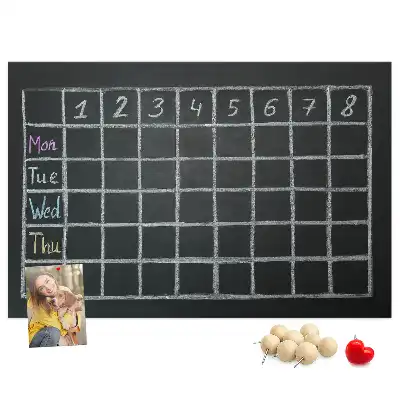 Cork memo board for lesson plans